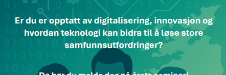 Invitasjon til innovasjonsseminar 2025